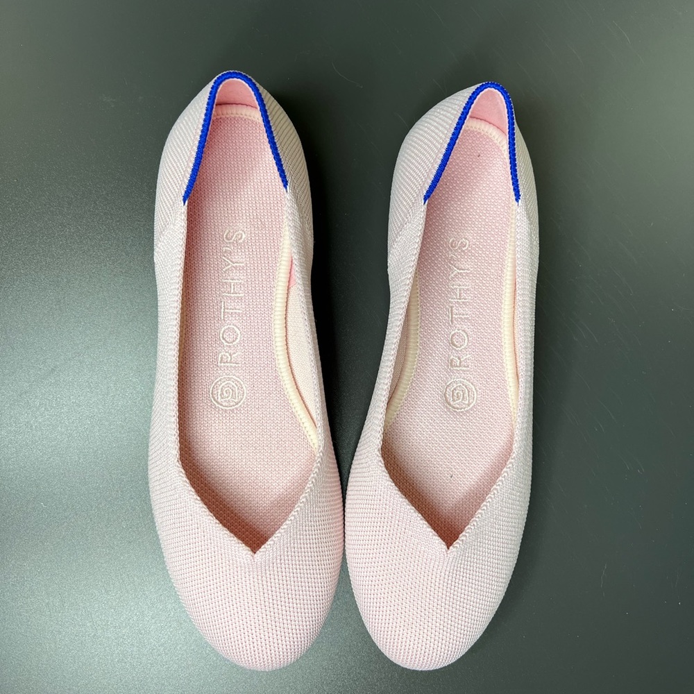 Rothy’s Blush pink round toe flat
